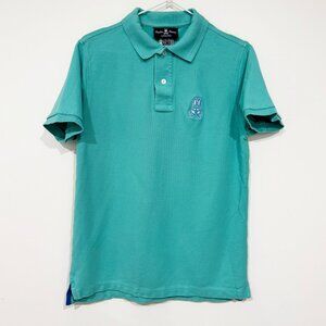 Psycho Bunny Mens Pima Cotton Short Sleeve Pique Polo Shirt Size 4